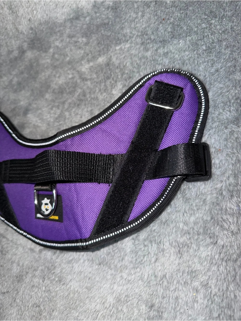 Doggy Kingdom Purple No Pull Dog Harness Reflective Straps